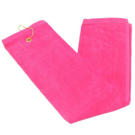 Tri_Fold_Hot_Pink_Golf_towels