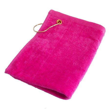 Hot_Pink_Corner_Grommet_Golf_towels