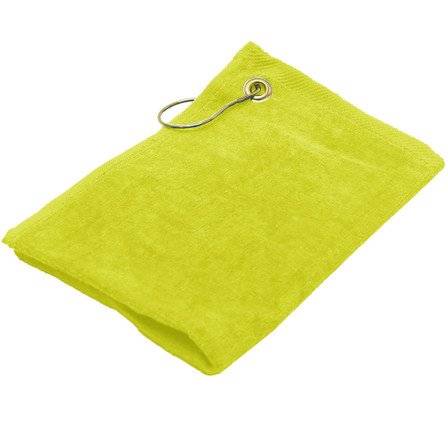 Lime_Green_Corner_Grommet_Golf_towels