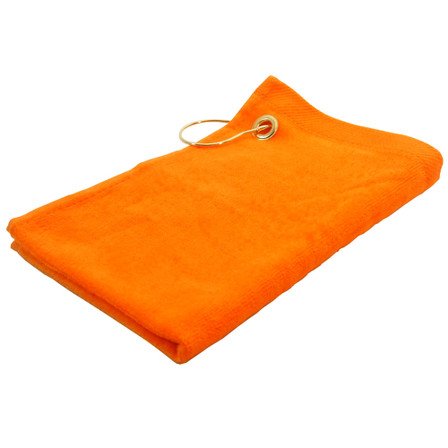Orange_Corner_Grommet_Golf_towels