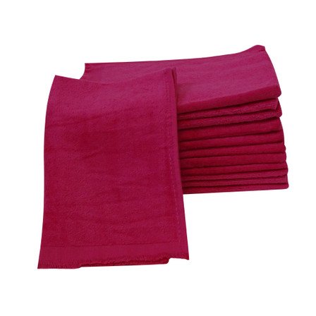 Hot_Pink_Fingertip_towels_with_Fringed_ends
