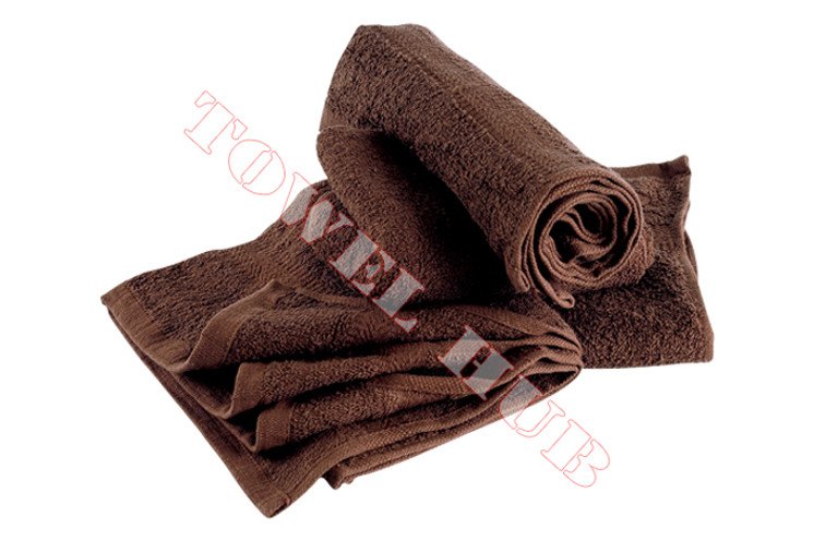 16x27 dark brown towel