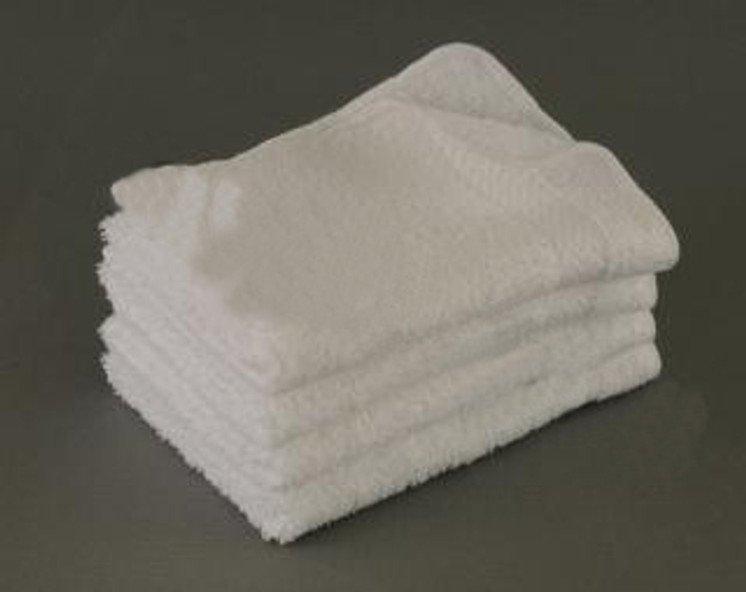 White wholesale washcloths in bulk