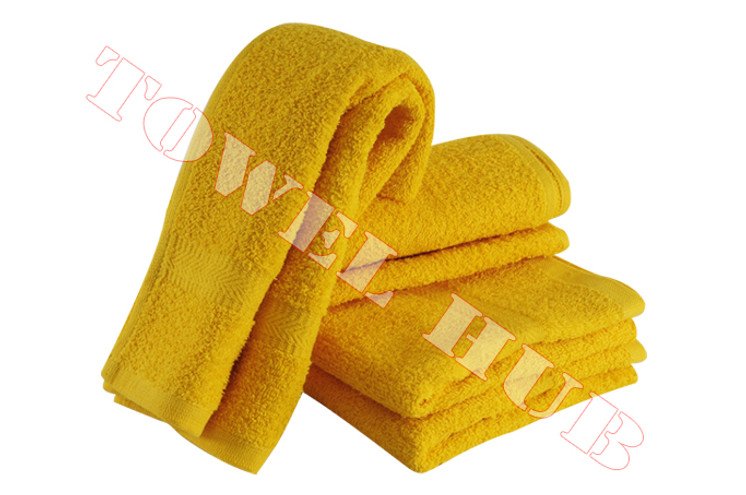 16x27 yellow hand towel