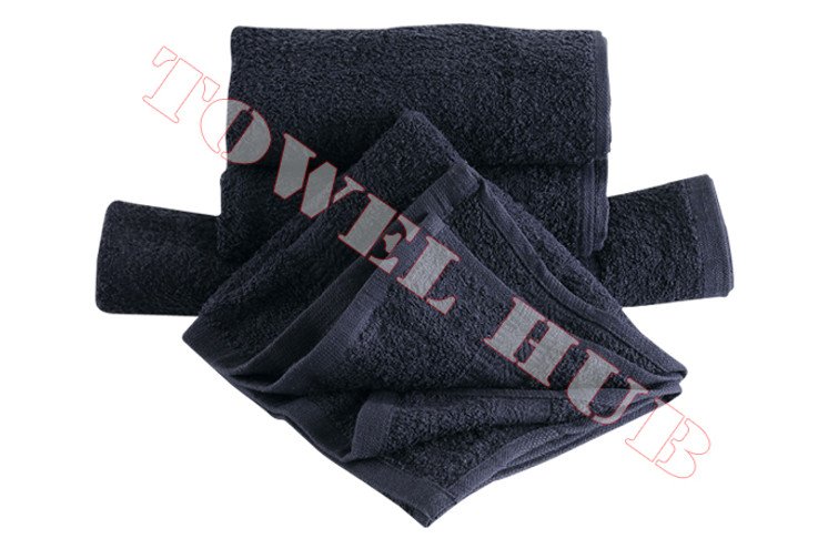 16x27 navy blue hand towel