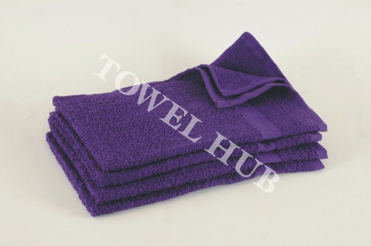 Purple hand towels
