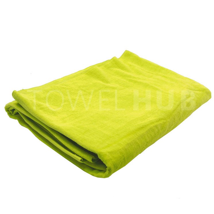 Lime_green_beach_towel