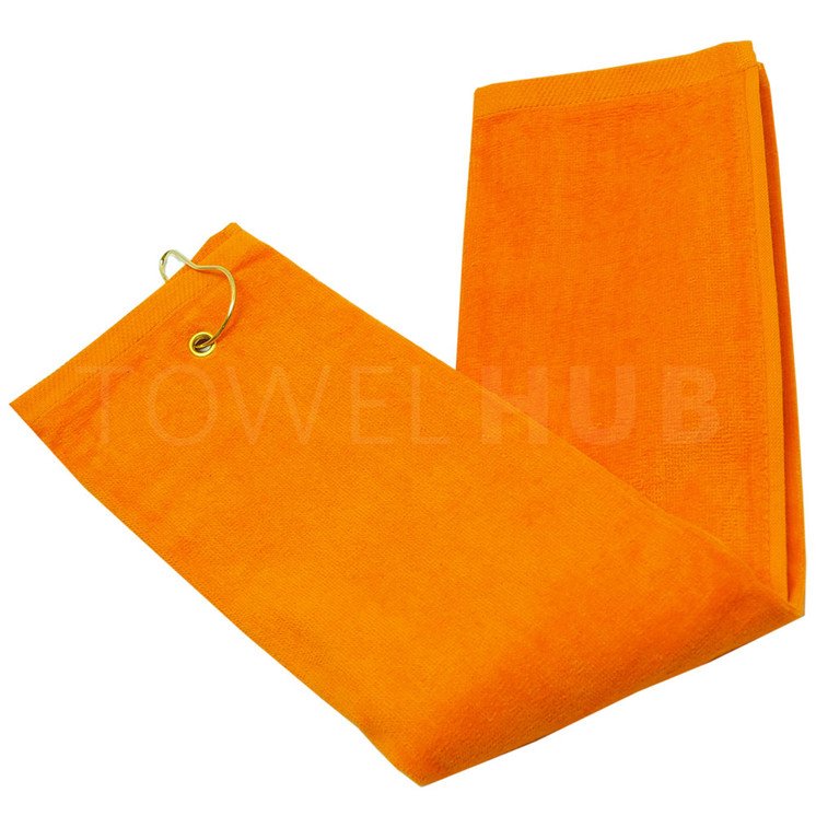 Tri_Fold_Orange_Golf_towel